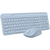 Комплект клавиатура + мышь A4Tech Fstyler FG3300 Air (синий) фото 2